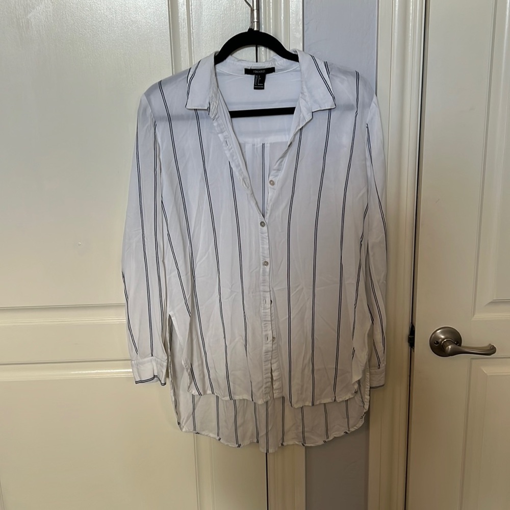 Button-Down White Top